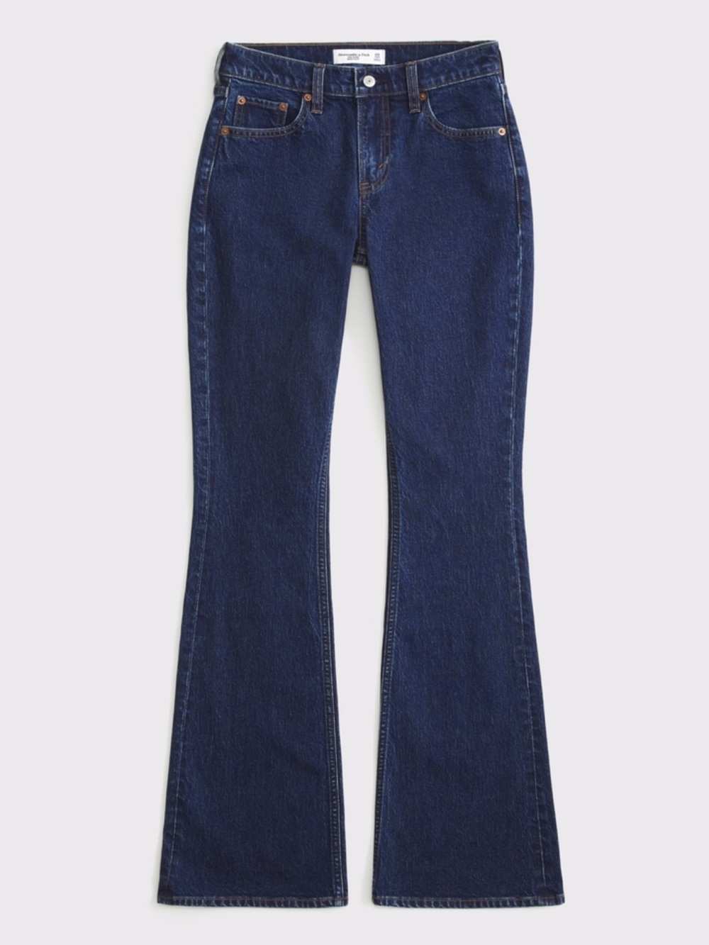Abercrombie Curve Love Mid Rise Boot Cut Jean